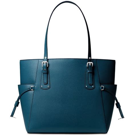 michael kors voyager east west tote green